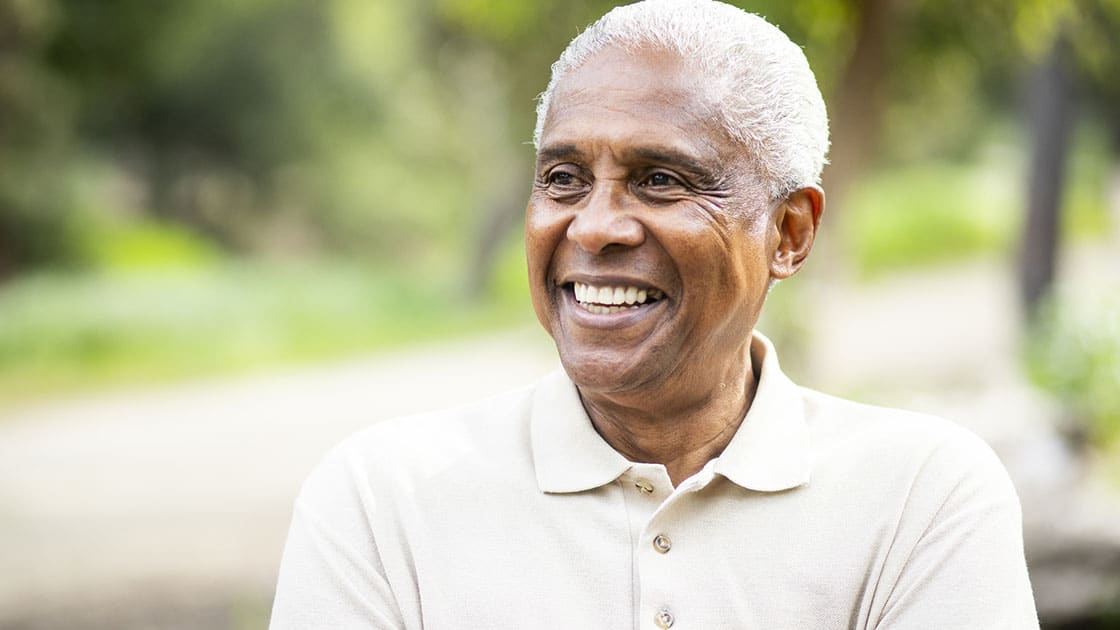 Mature Man with Healthy Smile